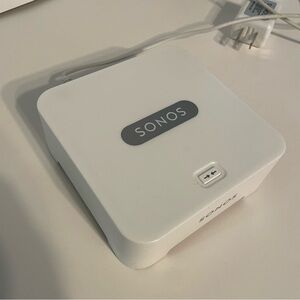 SONOS Bridge Wireless HiFi System with Power Cord in White. **TESTED/WORKS**